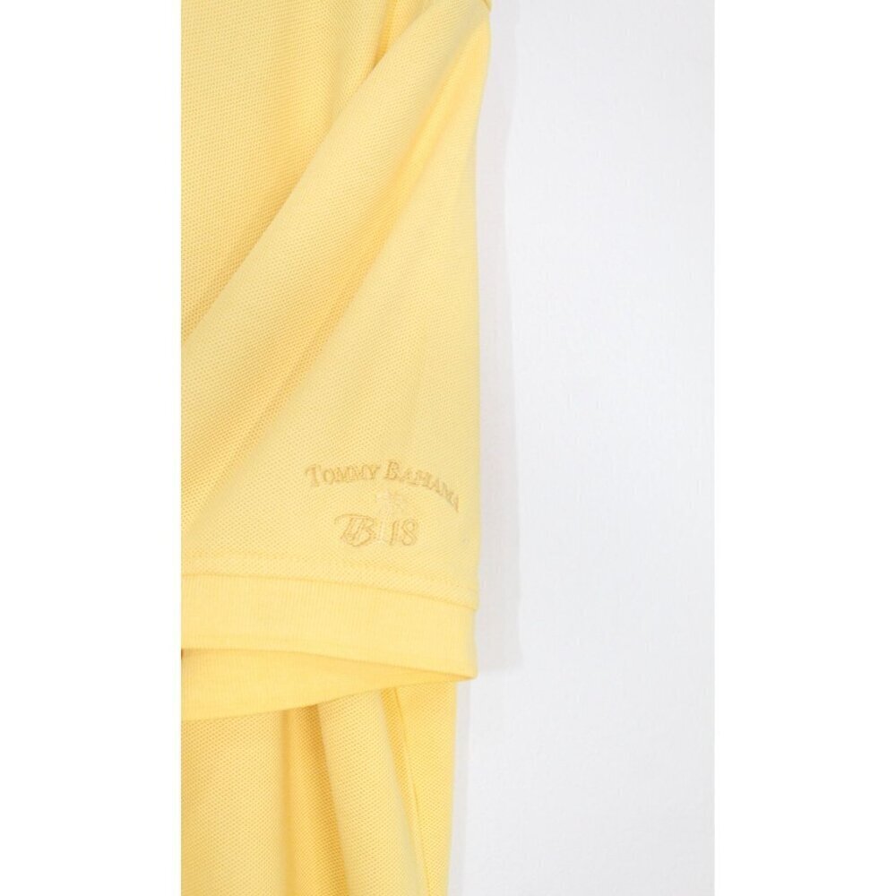 Tommy Bahama Polo 18 Golf Men's L Yellow Casual Relaxed Fit Sporty Short Sleeve - Picture 3 of 14